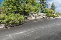 Toronto Residential Area with Concrete Road and Parking Lot