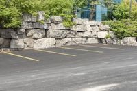 Toronto Residential Area with Concrete Road and Parking Lot