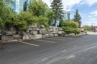 Toronto Residential Area with Concrete Road and Parking Lot