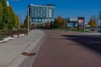 Toronto's Residential Area: A Straight Road