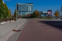 Toronto's Residential Area: A Straight Road