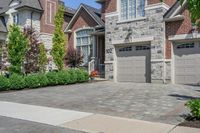 Toronto Residential Neighborhood with Brick House