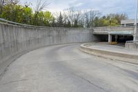 Toronto Road with Concrete Bridge