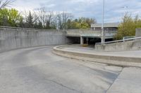 Toronto Road with Concrete Bridge