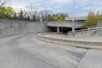 Toronto Road with Concrete Bridge