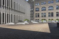 Toronto's Business District: Office Building with Courtyard