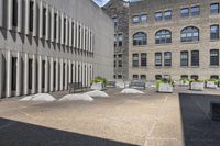 Toronto's Business District: Office Building with Courtyard