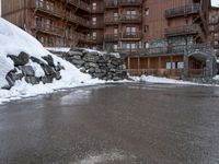 Tourist Attraction in the Alps: Mountain Snow