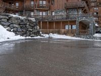 Tourist Attraction in the Alps: Mountain Snow