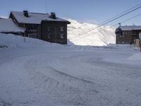 Tourist Attraction: Snow Covered Road 001