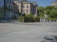 Town Square in Berlin: Classic Architecture and Cobblestone Roads