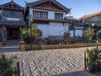 Traditional Homes and Hotels on Cobblestone Streets in Lijiang