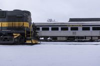 Train on Railroad Track in Toronto, Canada