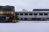 Train on Railroad Track in Toronto, Canada