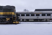 Train on Railroad Track in Toronto, Canada