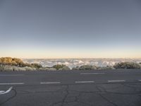 Tropical Road Through Asphalt Desert Landscape 001