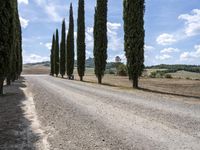 Tuscan Countryside Italy Scenic Road 001