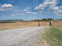 Tuscan Road - Italy Rural Landscape 003