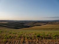 Tuscany Dawn Rural Road Landscape 001