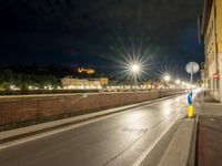 Tuscany Italy Night Time Street Lights 001