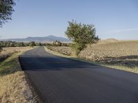 Tuscany Italy Rural Road Scenery 002