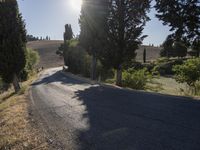 Tuscany Italy Scenic Road Countryside