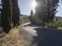 Tuscany Italy Scenic Road Countryside