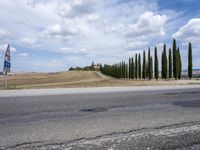 Tuscany Italy Scenic Road Landscape Nature 002