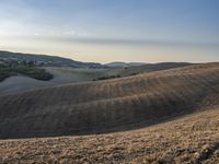 Tuscany, Italy Sunrise: Rolling Hills and Open Plains