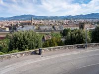 Tuscany, Italy: A Top-Down View of the Road