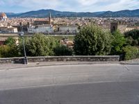 Tuscany, Italy: A Top-Down View of the Road