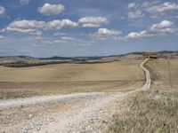 Tuscany Landscape on a Cloudy Day