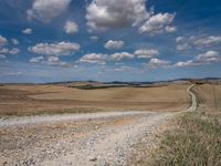 Tuscany Landscape on a Cloudy Day