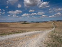 Tuscany Landscape on a Cloudy Day