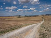 Tuscany Landscape on a Cloudy Day