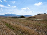 Tuscany Landscape: A Natural Beauty with Clouds