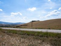 Tuscany Landscape: A Natural Beauty with Clouds