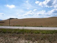 Tuscany Landscape: A Natural Beauty with Clouds
