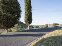 Tuscany Landscape: Nature's Beauty with Trees and Grass