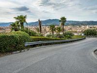 Tuscany Landscape: Road and Asphalt During the Day