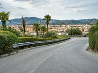 Tuscany Landscape: Road and Asphalt During the Day