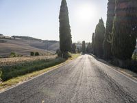 Tuscany Road in Italy: Rugged Landscape