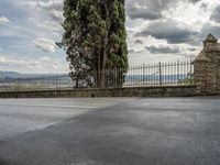 Scenic road in Tuscany, Italy