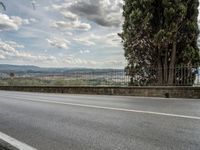 Scenic road in Tuscany, Italy