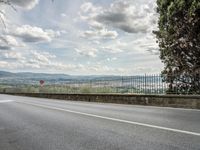 Scenic road in Tuscany, Italy