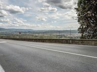 Scenic road in Tuscany, Italy