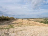 Rural Landscape in Tuscany: Clear Sky and Open Spaces