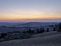 Tuscany Winter Landscape: A Majestic Mountain View