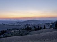 Tuscany Winter Landscape: A Majestic Mountain View