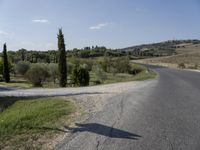 Tuscany's Rural Road Amidst Nature 001